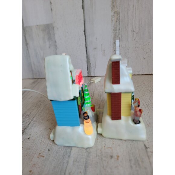 Hallmark Christmas Caroling seasons greetings Joy house xmas set figure - Picture 6 of 8